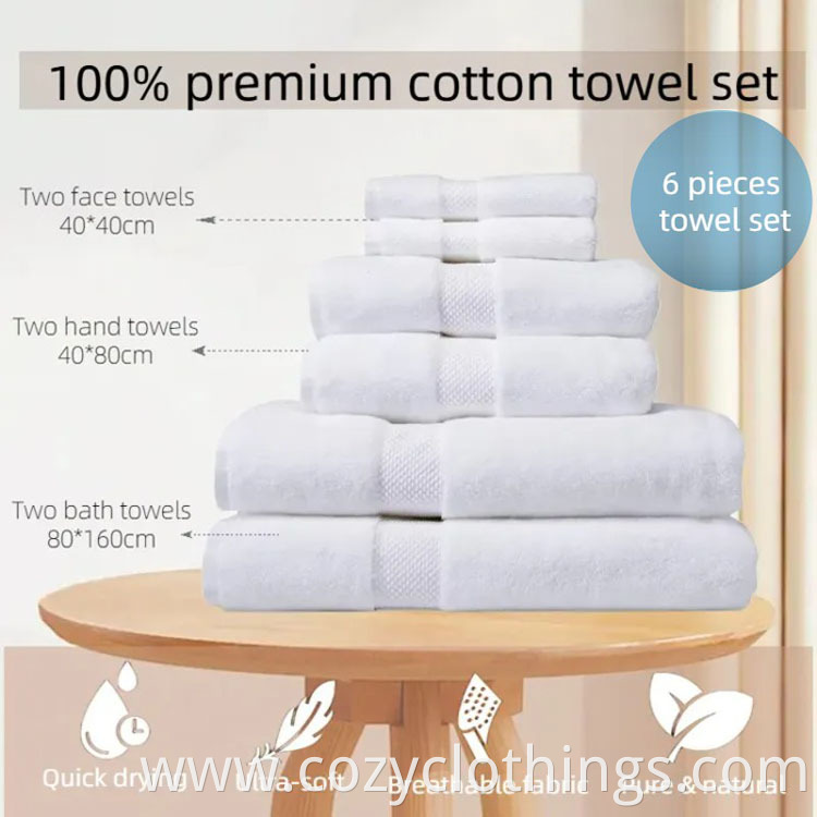 Cotton Towel Set Ca01